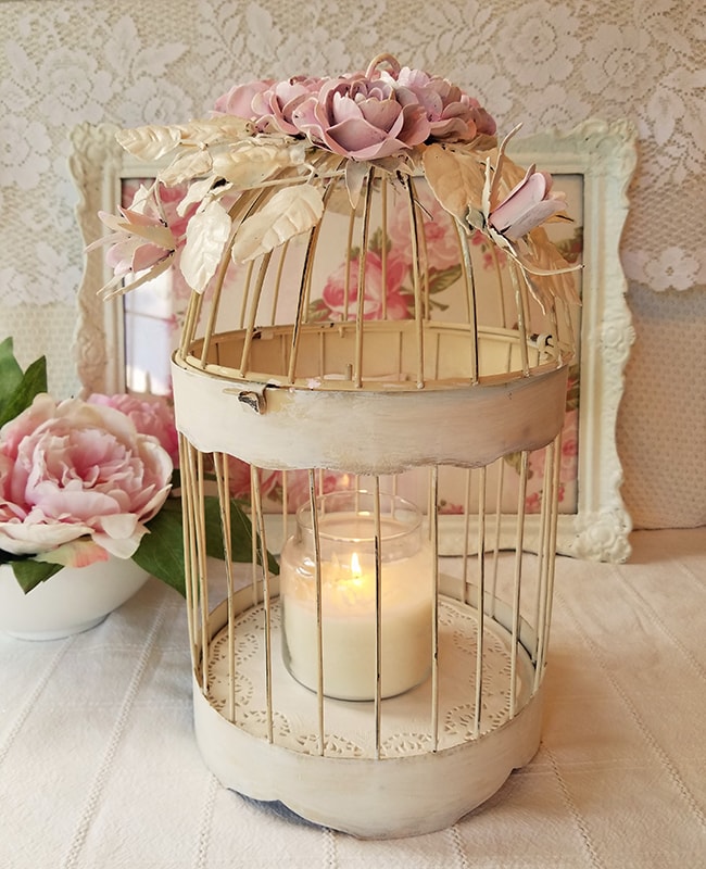 Pink-Rose-Birdcage